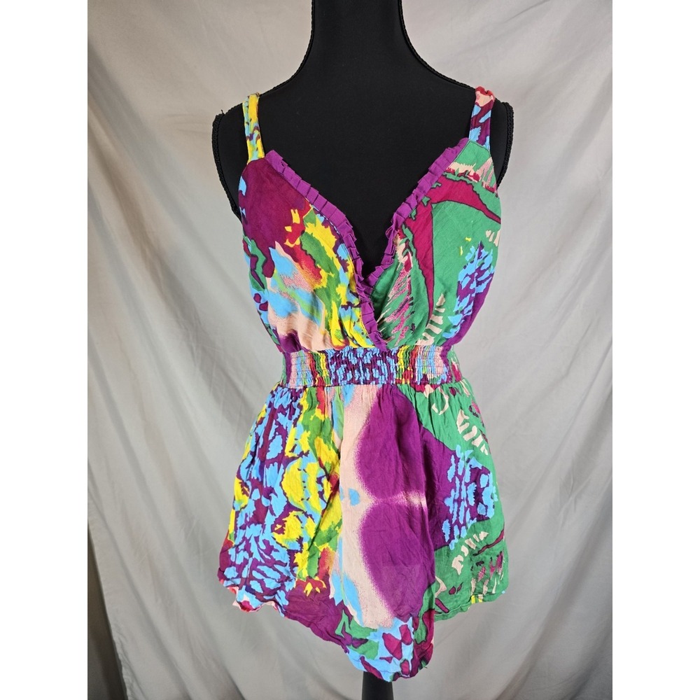Apollo Womens Bright Summer Dress, 3X Beach Or Vacation Ready